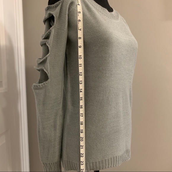 {2/$40} Brand NEW Grey Knit Sweater - Picture 7 of 11
